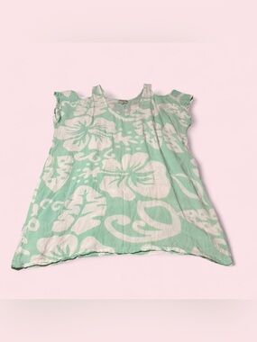 Mint Floral Women’s Swim Coverup Tunic